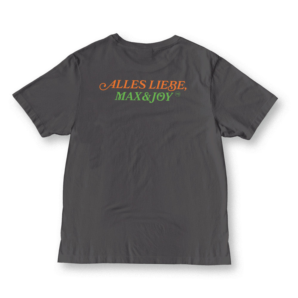 MAX&JOY: "ALLES LIEBE" - Shirt, dunkelgrau / unisex